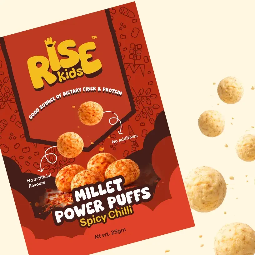 Millet Power Puffs – Spicy Chilli